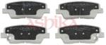 ASHIKA Set placute frana ASHIKA 51-0K-K11 (51-0K-K11)