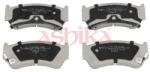 ASHIKA Set placute frana ASHIKA 50-01-191 (50-01-191)