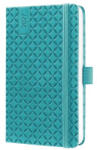 Sigel Naptár, A6, heti, 2027, kemény borító, SIGEL "Jolie", aqua zöld (SI7J102) - officepantry