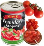 MK Konzerv szeletelt paradicsom Ideális Levesek és Pizza Szószokhoz Natúr 400g (Pomidory krojone)