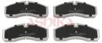 ASHIKA Set placute frana ASHIKA 50-00-0233 (50-00-0233)