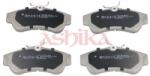 ASHIKA Set placute frana ASHIKA 50-00-015 (50-00-015)