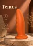 Mokko Toys Dildo Tentus Small Silicon Liquid, Auriu 15 cm, Diametru 4.3 cm Dildo