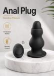 Guilty Toys Dop Anal Vibrator cu Telecomanda, 10 Moduri Vibratii, Silicon, USB, 10 cm Vibrator