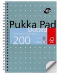 Pukka Pad Spirálfüzet, A5, pontrácsos, 100 lap, PUKKA PAD ˝Metallic Jotta˝