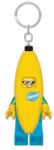 LEGO® Kulcstartó, LED világítással, LEGO ˝Banana Guy˝