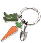 TROIKA Kulcstartó, 3 charm dísszel, TROIKA ˝Garden Love˝