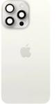  Spate telefon: Capac baterie Iphone 15 Pro Max cu Lentile si Magnet OEM, White