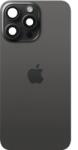 Spate telefon: Capac baterie Iphone 15 Pro Max cu Lentile si Magnet OEM, Black