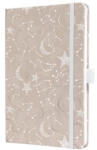 Sigel Naptár, A5, heti, 2027, kemény borító, SIGEL "Jolie", Cosmic Fantasy Beige (7J349)