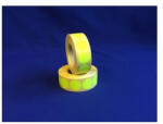  Etikett címke, 20mm, körcímke tekercses, 1000 címke/tekercs fluo sárga - iroszer24