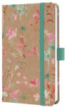 Sigel Naptár, A6, heti, 2027, kemény borító, SIGEL "Jolie", Green Floral Serenity (7J806)