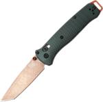 Benchmade BAILOUT S90V, FDE PVD BATTLEWASH, TAIGA GREEN ALUM, BURNT COPPER ANO 537FE-2601