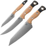 Benchmade 3PC TRAVEL SET CUTLERY, CPM-154, STONEWASH, MPL VLY RICHLITE, BLK G10 4005-02