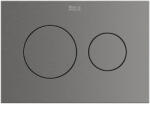 Roca Duplo PS3 Clapeta de actionare dual flush, antracit periat (brushed graphite) (A8902233GM)