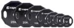inSPORTline Set 2x7 discuri cauciucate inSPORTline Ruberton 2x 1, 25-25 kg 30 mm