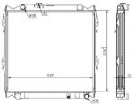 MTR Radiator, racire motor MTR 13054605 (13054605)