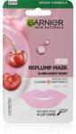 Garnier Replump Mask szuper hidratáló és tisztító szövet arcmaszk az ajkakra 5 g