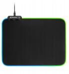 Sharkoon Egérpad Sharkoon 1337 RGB V2 fekete 27x36cm (T2EGBWKMFIFY)