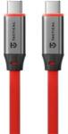 Tactical Cablu Tactical Fat Man 2.0 USB-C/USB-C 1m Rosu (8596311292378)