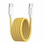 Techsuit Cablu Date si Incarcare Techsuit USB-C - USB-C PCB114D 60W 1m Galben