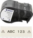 Brady M5C-1500-595-CL-BK / 170940, 38.10 mm x 6.10 m, Vinyl, fekete nyomtatás / átlátszó hordozó (170940)