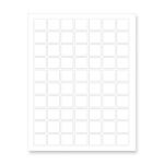 CDRmarket Öntapadós címkék 25 x 25 mm, 70 címke, A4, 100 lap (R0ECO.2525)