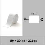 Niimbot 1ED00751603, 50x30mm, 225 db, fehér öntapadós címkék (1ED00382702)