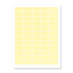 CDRmarket Öntapadós címkék 63, 5 x 29, 6 mm, 27 címke, A4, 20 lap, sárga (R0ECO.0437YELLOW)
