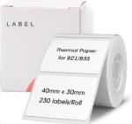 Niimbot A2A88658401, 40x20mm, 320 db, fehér öntapadós címkék (A2A88658401)