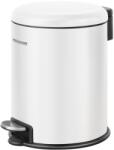 FACKELMANN Cos de gunoi FACKELMANN MILANO 3L Alb mat, cu capac, pentru baie si WC (59500343) Cos de gunoi