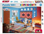 Noriel Puzzle, 100 piese, Capra cu trei iezi, Colectia Basme Romanesti, Noriel RB37796 Puzzle