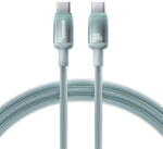Baseus Cablu Date si Incarcare Baseus USB-C - USB-C Discolor 100W 2m Turcoaz (bas/374796)