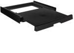Haier Kit universal de suprapunere Haier HASTKU10FB, raft glisant 12 kg, pentru masina de spalat si uscator, negru (35602868)
