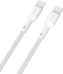 Dudao Cablu Date si Incarcare Dudao USB-C - USB-C L9C Max 240W 2m Alb