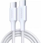 UGREEN Cablu Date si Incarcare UGREEN USB-C - USB-C L501 60W 2m Alb
