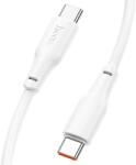 hoco. X93 2.0 USB Type-C 100 W, cablu alb de 2 m (HC790729) (HC790729)