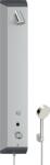 Hansa Electra falra szerelhető zuhanypanel érzékelővel alumínium/króm 96722219 (96722219)