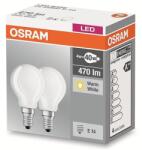 OSRAM KÉSZLET 2x LED Izzó P40 E14/4W/230V 2700K - Osram 4058075803978 (P224590)