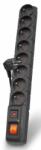 PremiumCord Cablu Acar S8 3m, 8 prize, protectie la supratensiune, negru ppacars8-3black
