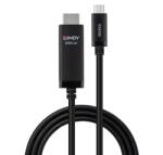 Lindy Cablu USB type C la HDMI 8K60Hz/4K144Hz T-T 1m Negru, Lindy L43433 (L43433)
