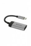 Verbatim Adapter, USB-C/HDMI, 4K, VERBATIM, alumínium-fekete (KV49143) - iroda24