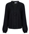VILA Blúzok VIGRACE V-NECK L/S LACE Fekete DE 32