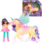 Spin Master Academia Unicornilor: Păpușa Ava Wing Magic și set de joacă cu unicornul Leaf - Spin Master (6076941) Figurina