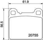 MINTEX Fékbetét készlet MINTEX MDB2129 for VOLVO, ALFA ROMEO (MDB2129)