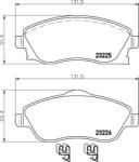 MINTEX Fékbetét készlet MINTEX MDB2073 for OPEL, VAUXHALL, GENERAL MOTORS (MDB2073)