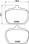 MINTEX Fékbetét készlet MINTEX MLB40 for FORD, TRIUMPH, BEDFORD, ROVER, … (MLB40)