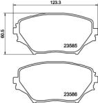 MINTEX Fékbetét készlet MINTEX MDB2155 for TOYOTA (MDB2155)