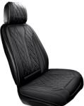 Ro Group Husa scaun auto universala RoGroup, piele PU perforata, model matlasat, antialunecare, impermeabila, pentru toate sezoanele, 52 x 53 cm, negru