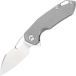 FerraMonster Glideman - M390 Satin with Grey Titanium handle FM23003-B